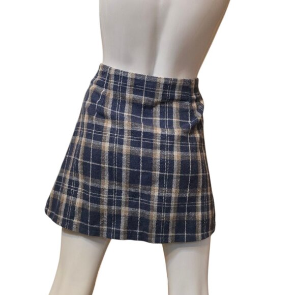 PRINCESS POLLY A-Line Plaid Mini Skirt sz 8 - Picture 3 of 8